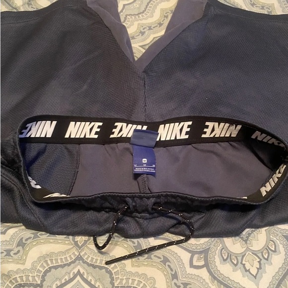 Men nike shorts navy blue. Size medium. Shorts are a little fitted. - Picture 3 of 3